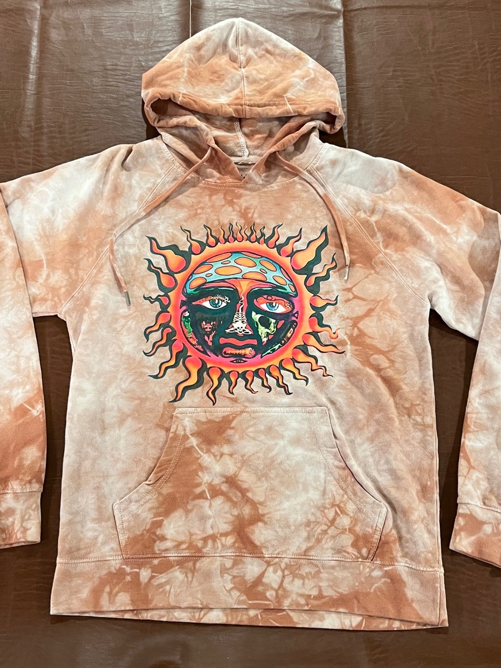 Sublime Band Hoodie Sweatshirt - Dual Sided - 1995 Tour Dates - Size Small